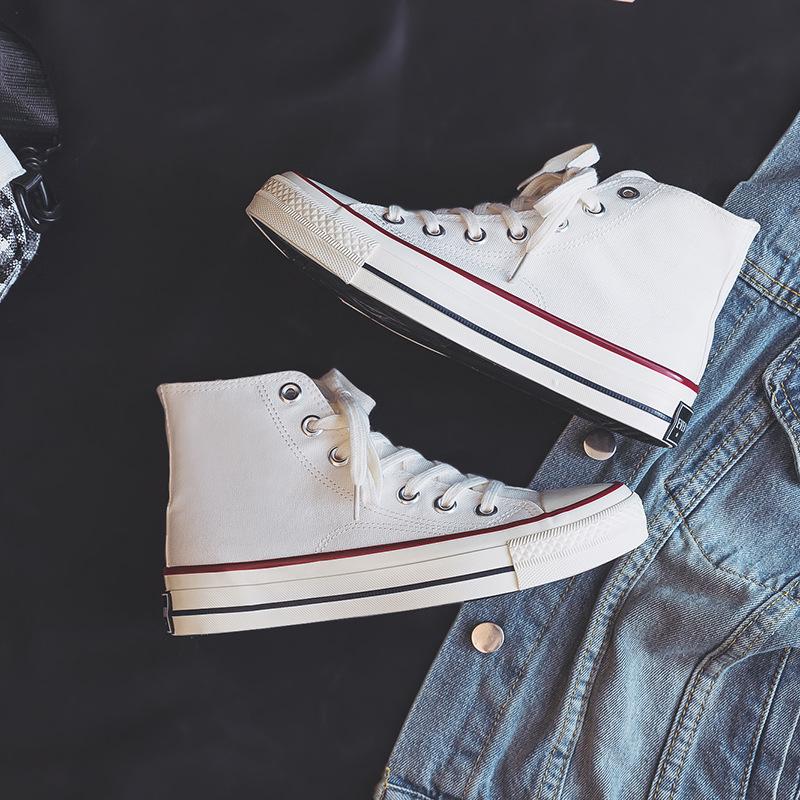 2024 Męskie Klasyczne Płócienne Trampki Niskie Casualowe Wulkanizowane Buty