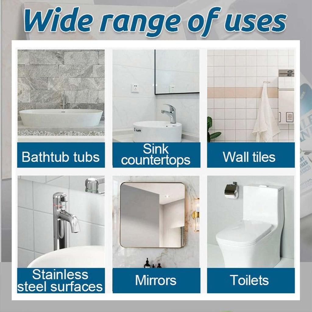 500ml Tile and Grout Cleaner Sprayer House Multipurpose Accessory for Bathroom Showering Tap Tool Deep Cleaning