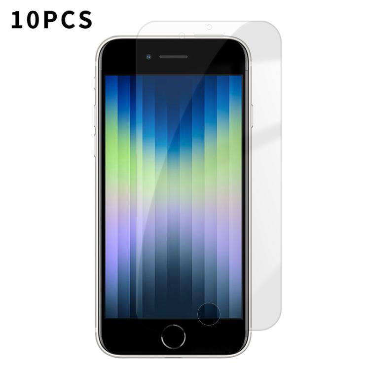 Kalebol 10pcs High-Aluminum Semi-Screen Anti-Fingerprint HD Tempered Glass Film