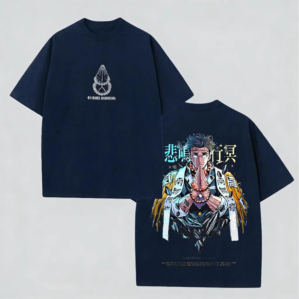 Demon Slayer Print Unisexs and Womens cotton Tshirts 2026 summer  Cartoon pattern Loose casual shortsleeved top