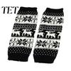 Cozy Acrylic Knit Leg Warmers Christmas Knitted for Women, Soft Ribbed Boot Socks with Fashionable Winter Accessories Snowflake And Deer Patterns,