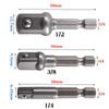 Power Tool Adapter Drill Bits Bar Set Quick Change 1 4 Chuck Spring Loaded Ball Bearing Standard Drill Chucks 1 4 Shank
