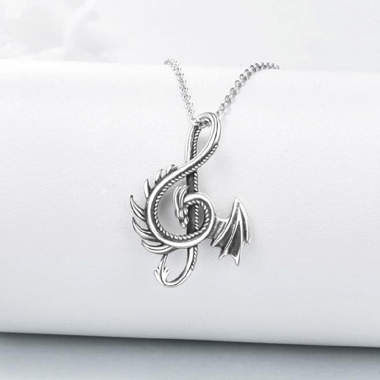 Alloy Pendant Necklaces Dragon Pendant Necklaces Dragon Shaped Alloy Material