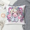 NNeedy Streamer OOverload Anime Celebrity Merchandise AllMatch Printed Pillow Case Sofa Car Office Room Decoration Protector