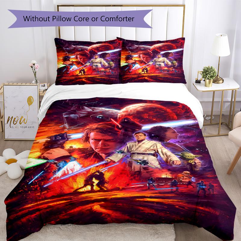 Star Wars Bed Linen Set Suitable for Dormitory Soft Fabric Christmas Gift