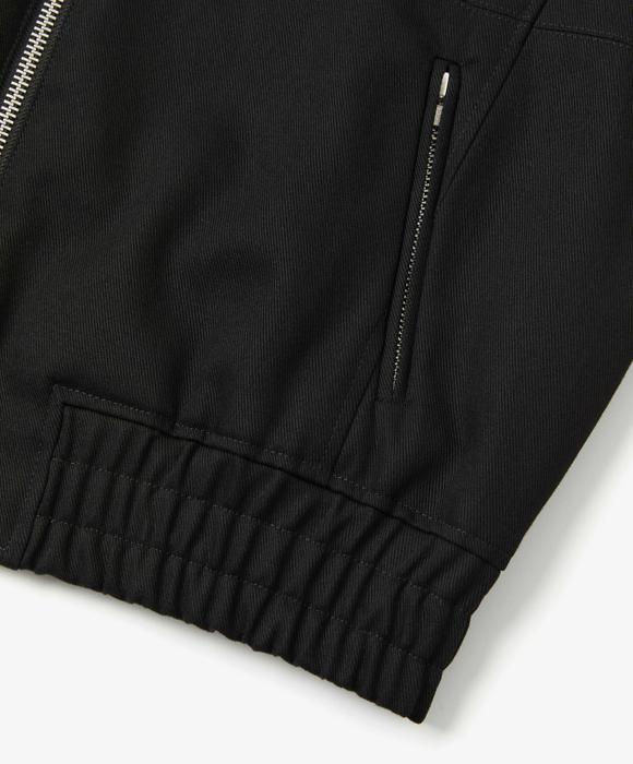Leumadeu Embossed Twill Rider Jacket - Black