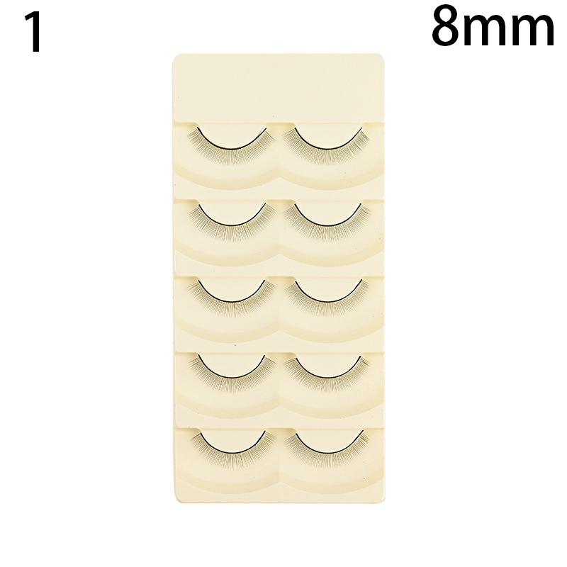 

5 пар индивидуальных тренировочных накладных ресниц, натуральные тренировочные ресницы, для практики наращивания ресниц, инструменты для красоты и макияжа as the picture