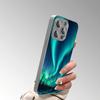 Snow Forest Night Sky Tempered Glass Phone Case For iPhone 17 Pro Max 16 15 14 13 12 11 Pro Plus 17 Air Electroplate Cover