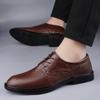 Genuine Leather Oxford Footwear Men Luxury Brand Formal Dress Shoes Versatile British Style Business Shoes Leisure Walk Sneakers