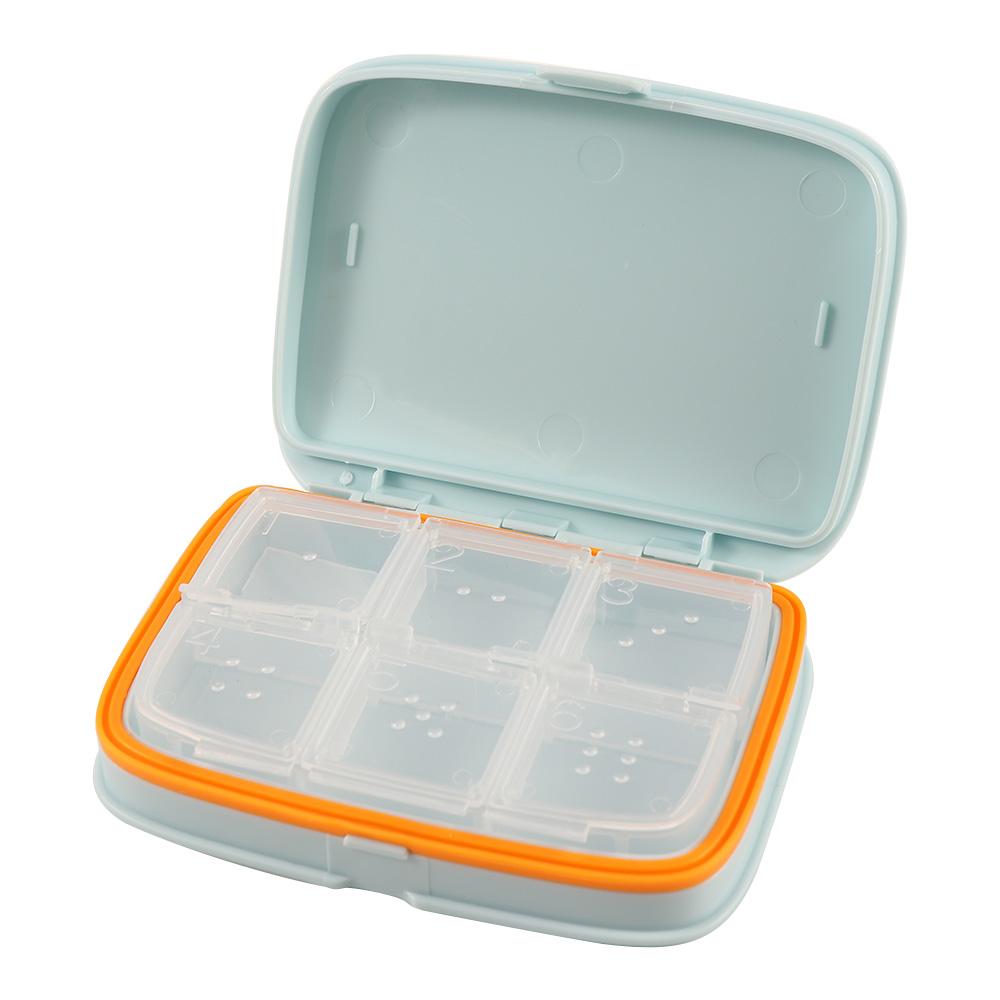 Travel Weekly 4/6 Grid Candy Box Medicine Organizer Case Storage Box Pill Case 7 day Pill Box Medicine Tablet Dispenser