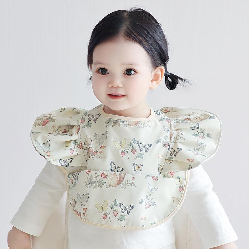 Waterproof Angel Lace Baby Bib – Stain-Resistant, Easy-Clean, Lightweight for Infants & Toddlers