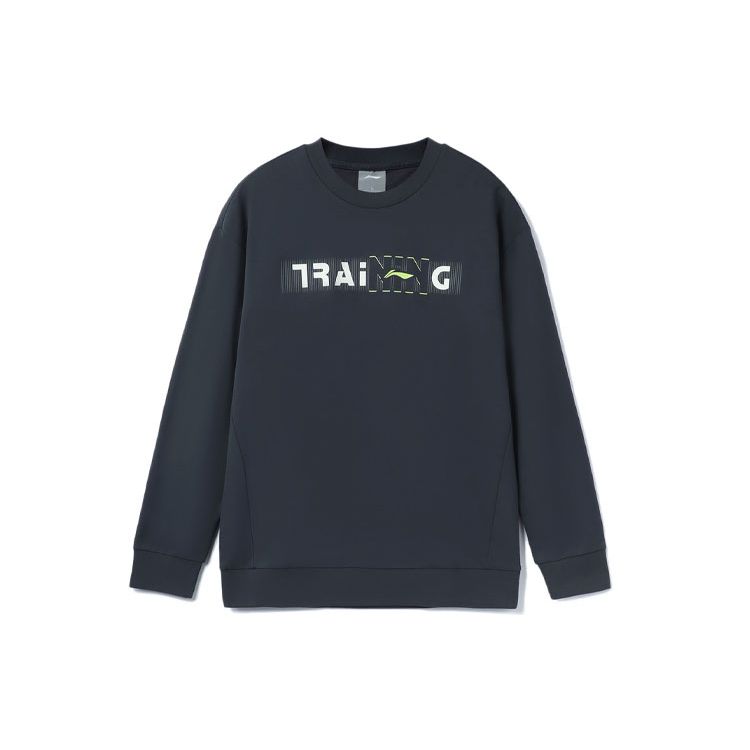 

Li Ning Серия Фитнес Принт Буква Спортивный Пуловер Свитшот с Круглым Вырезом Мужской свитшот Серый AWDR463-5 XXXL