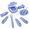 9pcs Plastic Simulation Dentist Play Set Medical Kit Pretend Toy For Kids Hygienic Habbit Cultivation Role Play Game For Childre