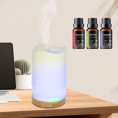 130ml Essential Oil Diffuser For Romantic Night Atmosphere Quiet Humidifier, Timer & 7 Color LED Lights for Better Sleep