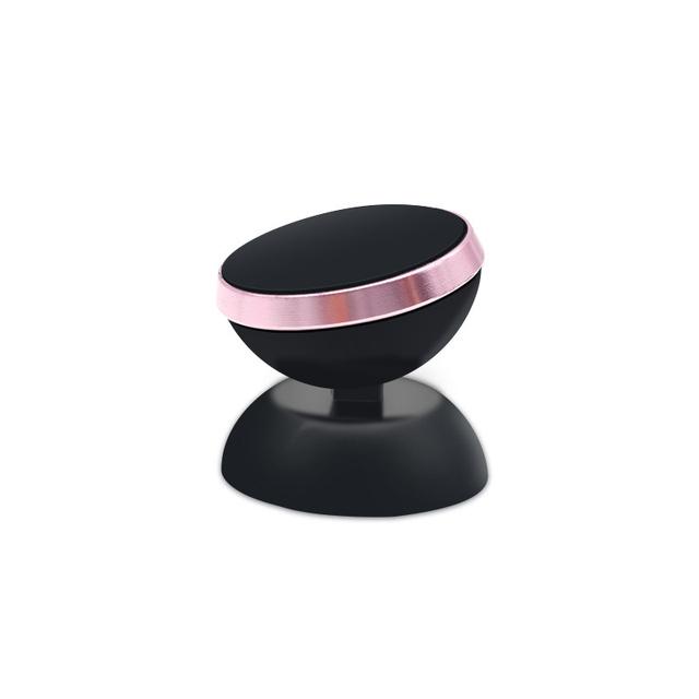 

Универсальный автомобильный держатель для телефона 360 градусов GPS Магнитный держатель для мобильного телефона Поддержка приборной панели автомобиля розового золота