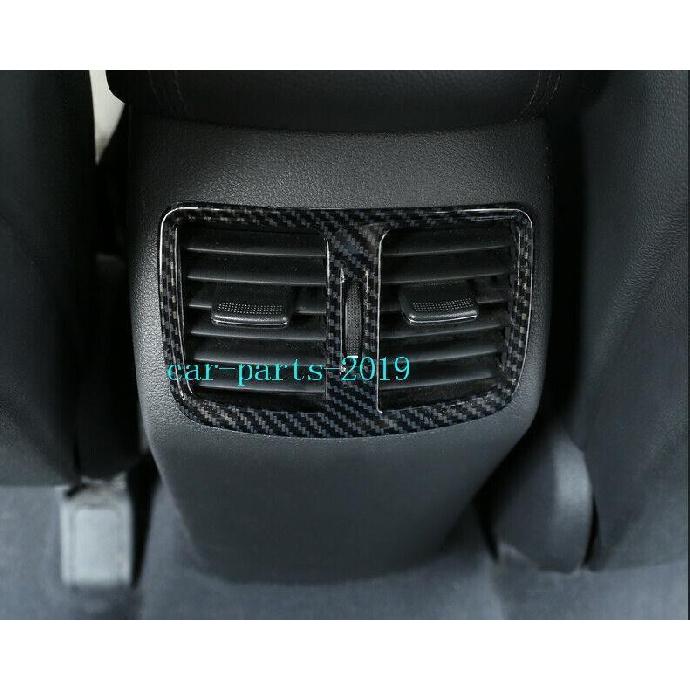 Carbon fiber Inner Rear Air Vent Outlet Cover trim For Hyundai Tucson 2016-2021