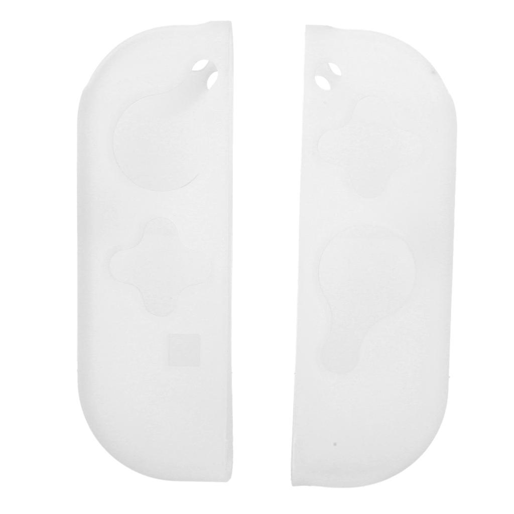 Gamepad Protective Case Shell Housing TPU Game Controller Cover Protector for SwitchFrosted White