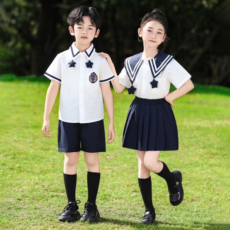 June 1st Performance & Graduation Costumes: Pure Cotton Summer Uniforms for Primary Schools & Kindergartens