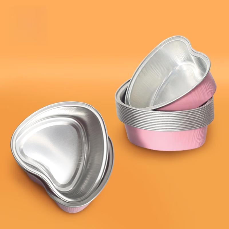 MDNG Heart-Shaped Aluminum Foil Baking Box