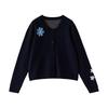 ChuYu Embroidered Floral Knit Cardigan