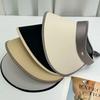 New oversized brim double-sided ice silk empty top Internet celebrity foldable storage sunscreen fashion hat sun hat shows small face