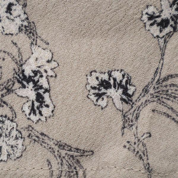 FRAY I.D Viscose Flower Print Five-quarter Sleeve One Piece FWFO221049 Women Used