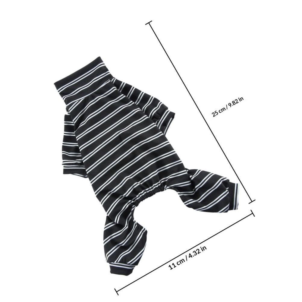 

Comfortable Dog Pajamas for Small Dogs Summer Pet Clothing Adorable Design Easy on Off Holiday Cosplay Travel Photo Shoot Puppy 25x11cm