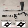 KindWave Reel 100mm Shaft 110mm Overall EVA Aluminum Compatible with Abu and Shimano Purple Handle, Distance, Length, Knob, Alloy, Daiwa, Garcia,