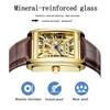 Chenxi Relógio Automático de Ouro de Luxo Masculino Business À Prova d'Água Esqueleto Tourbillon Mecânico de Pulso