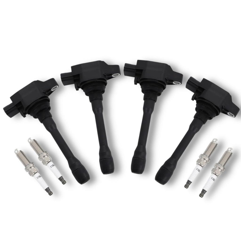 Kanoan Iridium Spark Plug Ignition Coils for Nissan Serena C25 NC25 Set of Aftermarket (Part Numbers 22401-CK81B, 22401-ED815, 22401-JA01B,