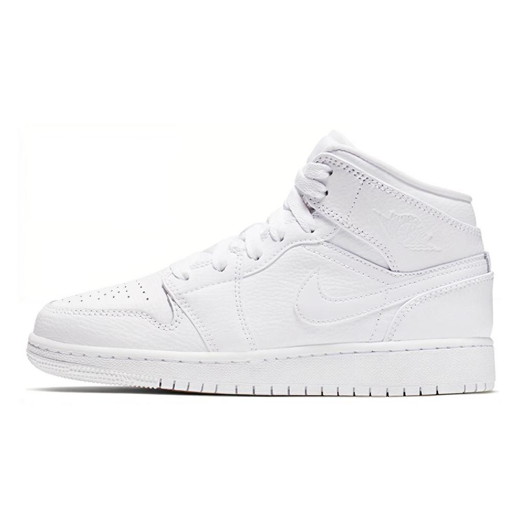 Jordan 1 Mid Triple White 2019 GS 554725-129