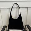 Stylish Casual Simple Women's Large Capacity Tote Bag In Chic Black Brown Colors