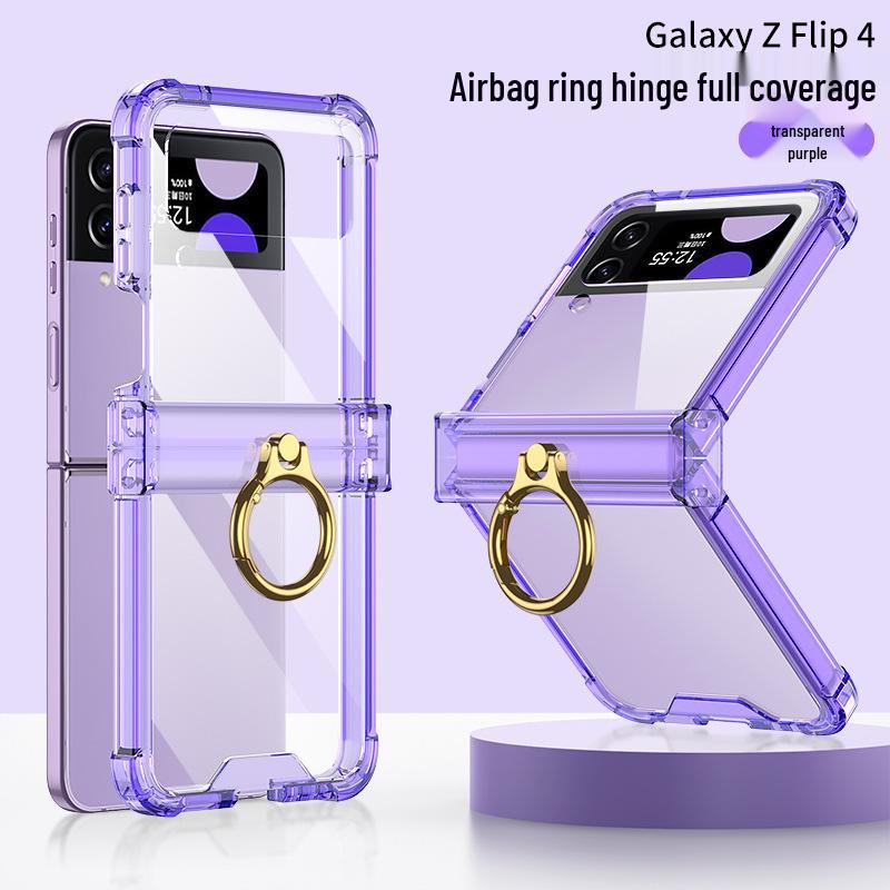 

Samsung Z Flip4 Ultra-Thin Acrylic Case with Ring Holder and Screen Protection Samsung Z Flip 3