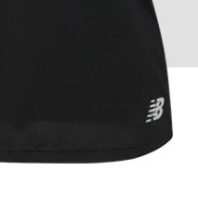 New Balance Women S ShorT Sleeve T ShirT Core Run Black wT11205 Bk