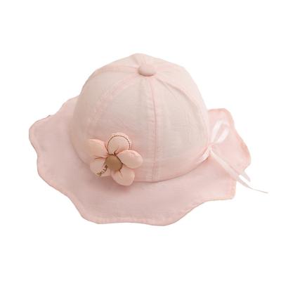 Leichter Sonnenhut für Mädchen – Eimerhut mit breiter Krempe, ideal für Kleinkinder im Frühling und Herbst.
