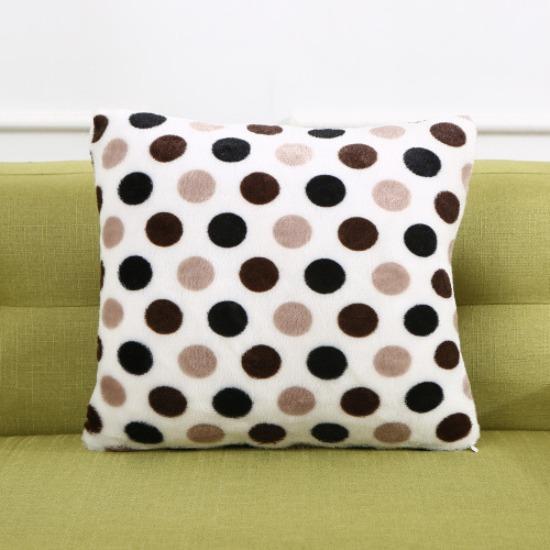 

Однотонная плюшевая подушка с полосками и леопардовым принтом для спинки кровати, квадратная подушка, квадратная подушка, кожаная подушка 43X43cm with pillow core