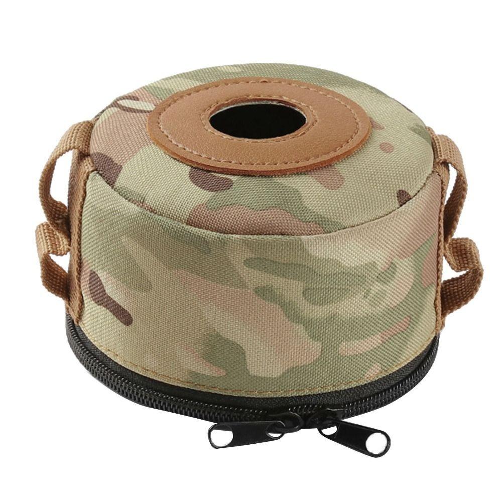 Oxford Cloth Gas Tank Protective Case Portable Thermal Insulation Cover Reinforced Stitching Mini Gas Tank Case Camping Cooking