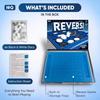 Reversi Board Game for Kids & Adults 14x10x2 Inches – Othello Classic Board Game - with 64 Reversible Discs & Built-in Storage – Strategy Board Game