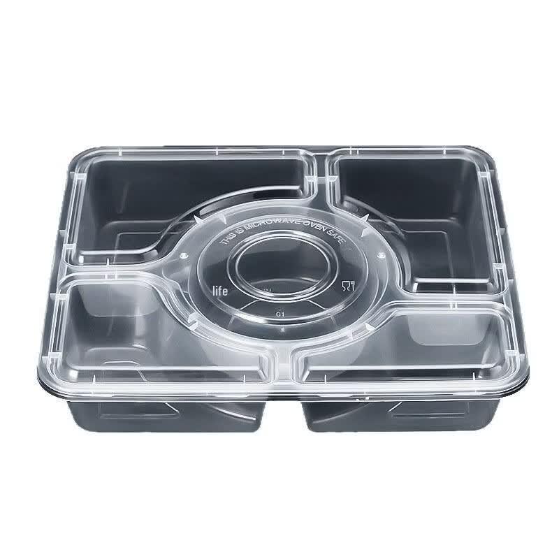 Miyao Disposable 6-Compartment Takeout Box