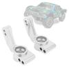 RC Aluminium Alloy L&R Steering Wheel Hub Carrier Bracket for   SLASH 2  (Light Blue)