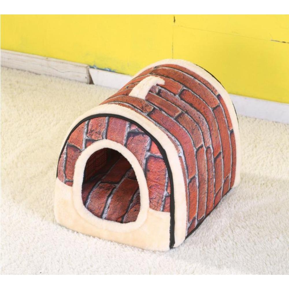 Large Pet Dog Bed Cat House Cave Comfortable Print Stars Kennel Mat For Pet Puppy Winter Summer Foldable Cat Bed Pet Supply