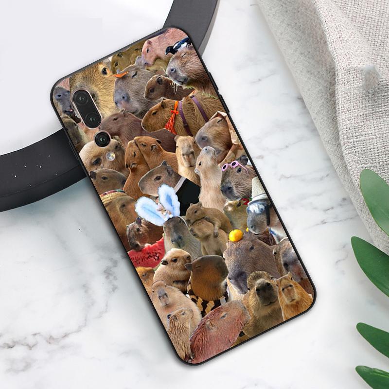 Capybara Case For Huawei Nova 12s 12i 11i 8i 7i Y73 Y70 Y90 Y60 Y72 Y61 Y91 9 10 SE P40 Lite P30 Pro