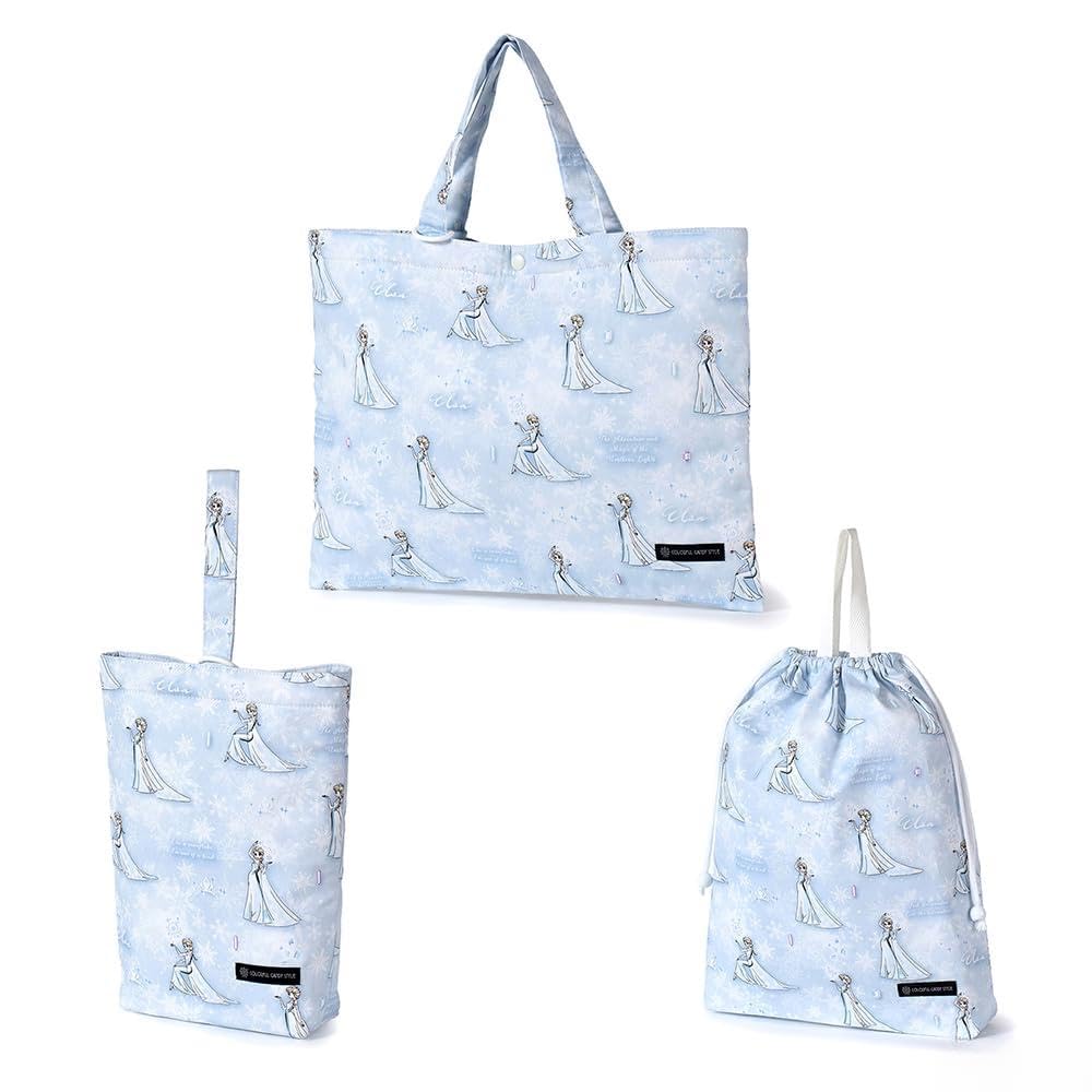 

COLORFUL CANDY STYLE Disney School Entrance Series Bag and Drawstring Pouch Set Includes a Lesson Shoe and Gymnastics Bag Perfect for School Entrance