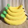 Cartoon Banana Pet Bed Cushion for Cats and Dogs - Winter Warmth