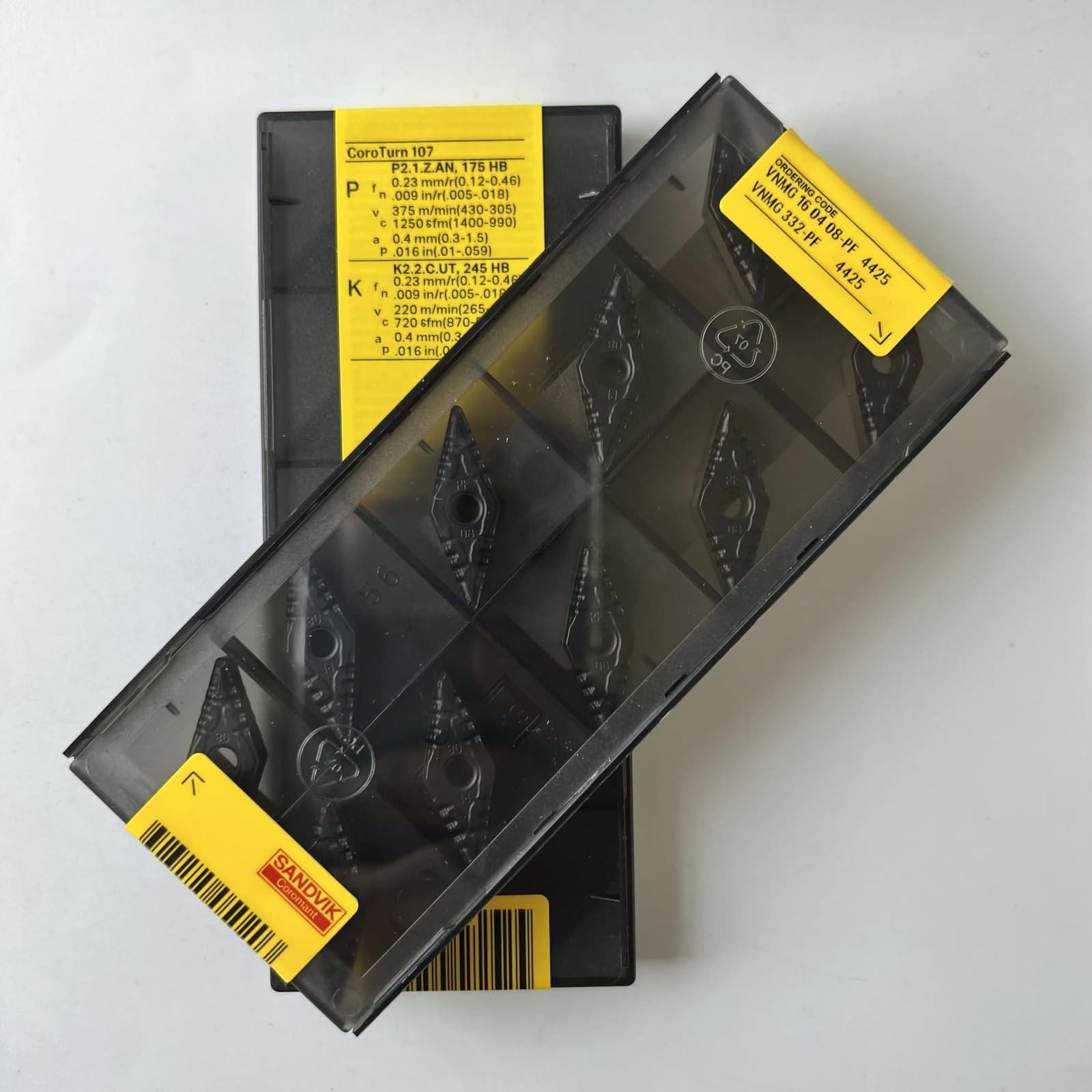 

Original Sandvik / VNMG160408-PF 4425 / CNC lathe carbide blade 10 Pcs