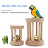 Wooden Hamster, Parrot, Squirrel Toys, Rattle, Gnawing Toys, Whining Toys, Baby Bird Enlightenment Toys