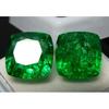 Natural Colombian Green Emerald Cushion 9 Ct Pair Certified Stunning Gemstone