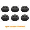 5/6pcs Rubber Grommet 2 Holes Fuel Tank Seal Grommet Fuel Tank Rubber Grommet Used for Hedge Trimmer Brush Cutters