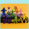 Colorful Rainbow Friends Pvc Figurine Set Including 8 Unique Collectible Toys