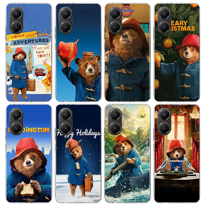 Cute P-PaddingtonS Bear Phone Case For Xiaomi Poco X5 X6 X7 Pro F7 Ultra M7 Redmi 15C 15 13C 13 12C 12 10 10C 10A 9 9C 9T 9A Cov